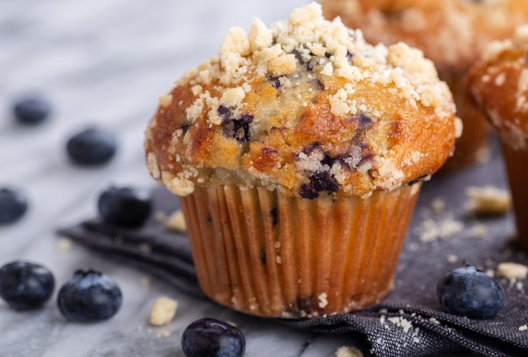 muffins myrtilles