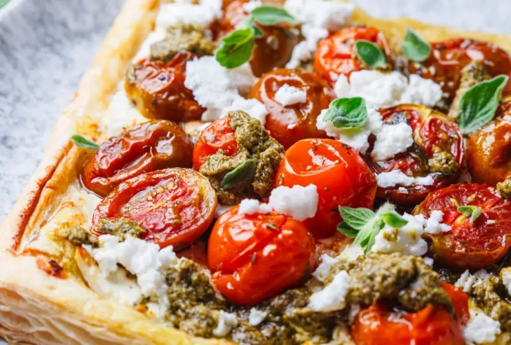 tarte à la tomate
